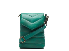 VALENCIA PADDED PHONE BAG GREEN - CHABO