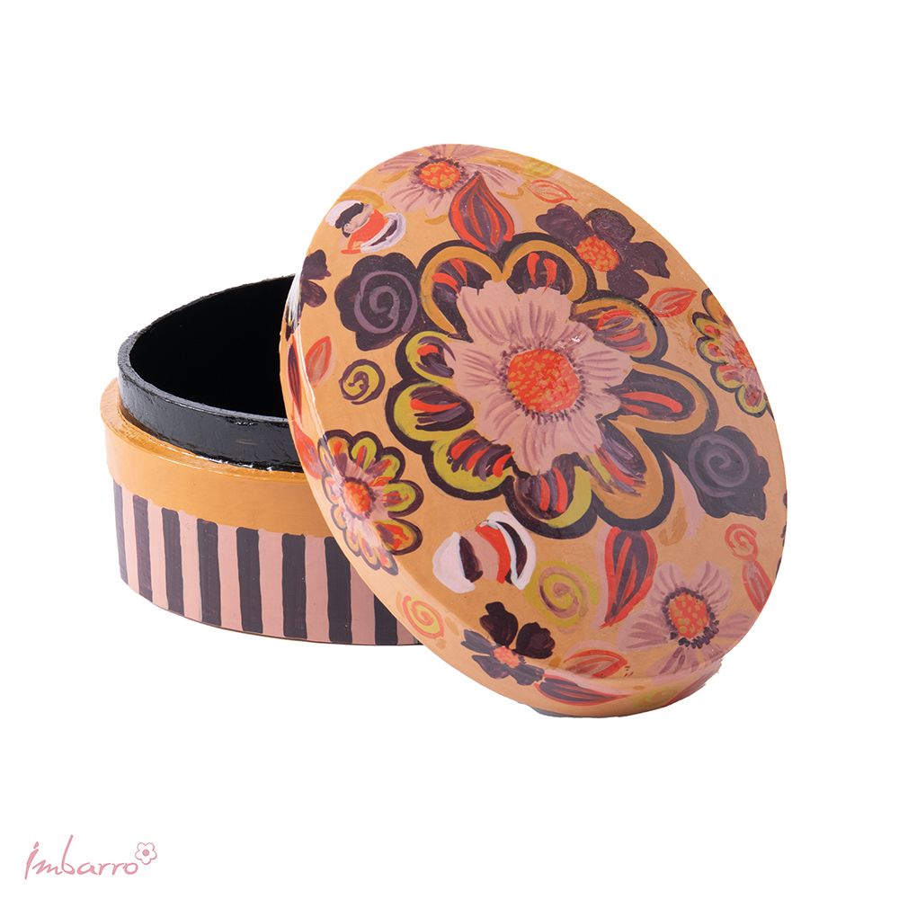 Wooden handpainted box valerie