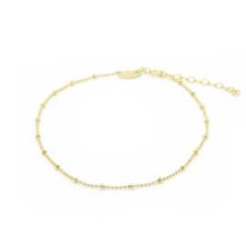 ANKLET DOTS DIAMONDS GOLDPLATED - KARMA