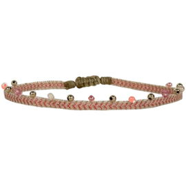 BRACELET STONES PINK - LEJU