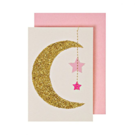 MOON & STARS ENCLOSURE CARD  - MERI MERI
