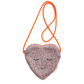 GLITTER HEART BAG - MERI MERI