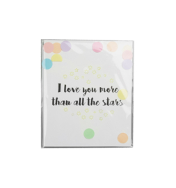 CONFETTI CARD LOVE YOU - THE GIFT LABEL