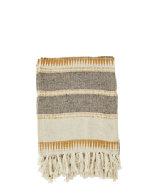 RECYCLED COTTON THROW - MADAM STOLTZ