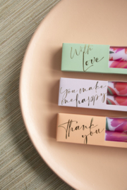 DINERKAARS GIFT SET ROZE