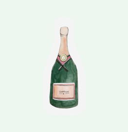 CUT OUT CARD CHAMPAGNE - THE GIFT LABEL