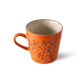 CERAMIC 70'S AMERICANO MUG MAGMA