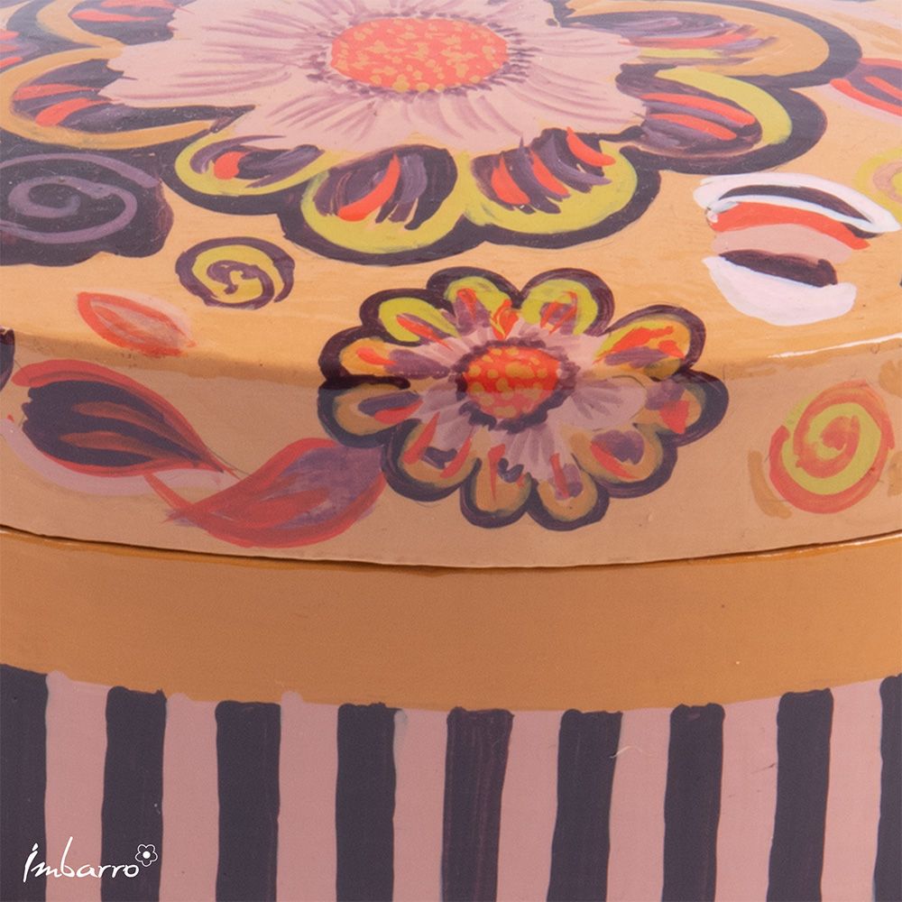 Wooden handpainted box valerie