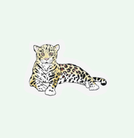 CUT OUT CARD LEOPARD - THE GIFT LABEL