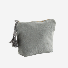 COTTON TOILET BAG WITH TASSELS