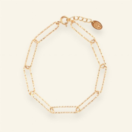 SPARKLY PAPERCLIP ARMBAND - MABLE