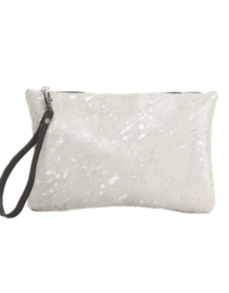 SILVER SKIN CLUTCH - CHABO