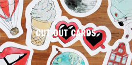 CUT OUT CARD GLOBE - THE GIFT LABEL