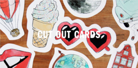 CUT OUT CARD ICE CREAM - THE GIFT LABEL