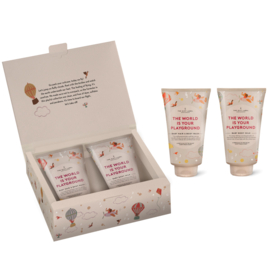 GIFT BOX BABY 150 ML THE WORLD IS YOUR PLAYGROUND -  THE GIFT LABEL