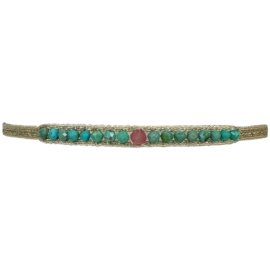 BRACELET FRIDA TURQUOISE PINK - LEJU