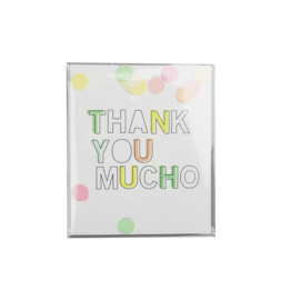 CONFETTI CARD THANK YOU  - THE GIFT LABEL