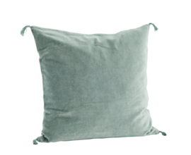 VELVET CUSHION AQUA - MADAM STOLTZ