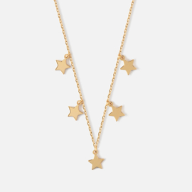 FIVE STAR GOLD NECKLACE - ORELIA