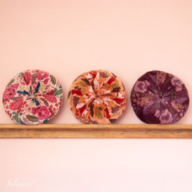 Rond kussen maye purple