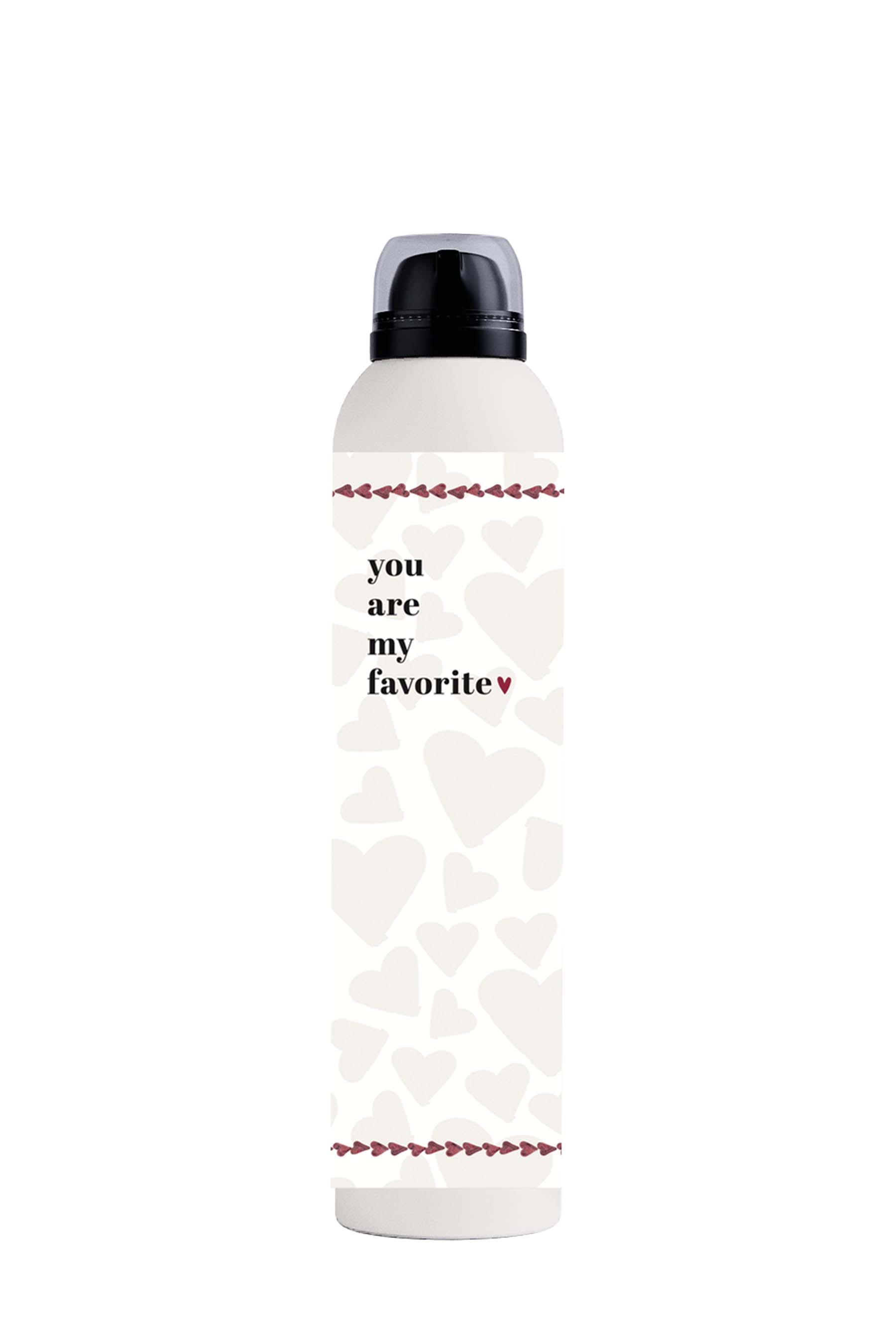 doucheschuim 200ml favorite wit/rood
