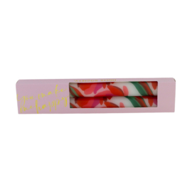 DINERKAARS GIFT SET ROZE