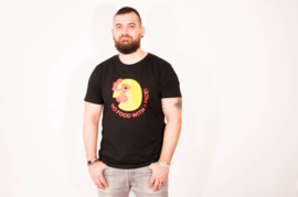 No Food With a Face T-shirt heren kip
