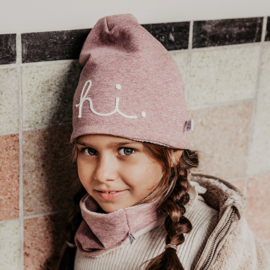 winterbeanie HI - pink (3-6 year)