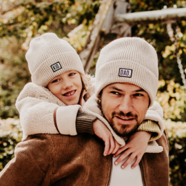MOM/DAD beanie - camel