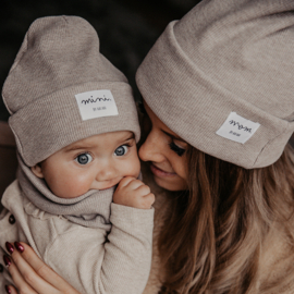 beanie TWIN - taupe