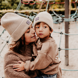MOM/DAD beanie - camel