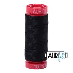 Aurifil mk 12 Black spool 50m