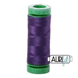 Aurifil mk 40 Eggplant small spool 150 meter