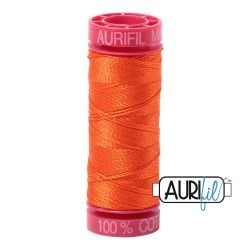 Aurifil mk 12 Neon Orange  small spool 50m