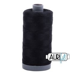 Aurifil mk 28 Black Large Spool 750 meter