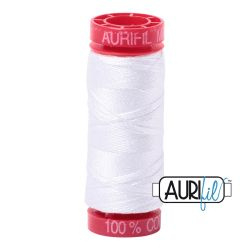 Aurifil mk 12 White spool 50m