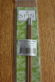 SPIN Bamboe Tips 5"/6.5mm