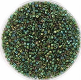 Miyuki 11/0 Delica's Gold luster Emerald