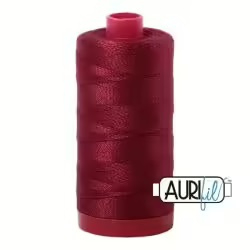 Aurifil mk 12 Dark Carmine Red Large spool 325m