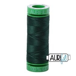 Aurifil mk 40 Forest Green small spool 150 meter