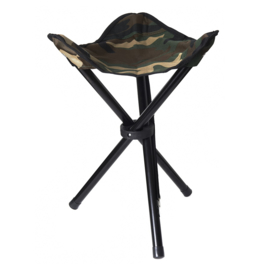 Collapsible Stool 3 legs, 100% polyester, STEALTH GEAR