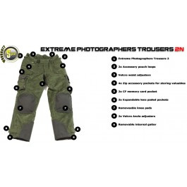 Extreme Trousers model 2N Forest Green Size XXXL, 32