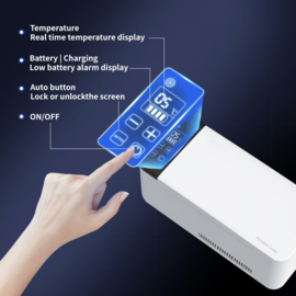 Nieuw! Mobiele compacte Koelbox  2-8°C Vaccins/Insuline/Medicatie, elektrisch continue koelen. Ideaal voor in auto, trein, camper, thuis of kantoor.  Mobiel en dicht bij je in de buurt.