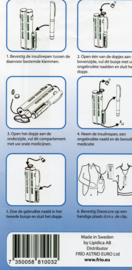 DiaSecure naalden-, medicatie-, pen container (blauw)