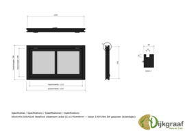 Steellook uitzetraam