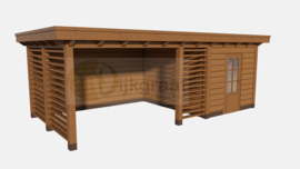 Veranda Excellent  700x300cm met berging