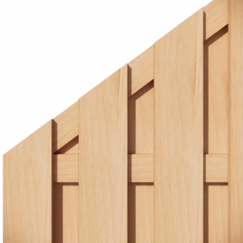 Douglas schutting 19 planken afbouw