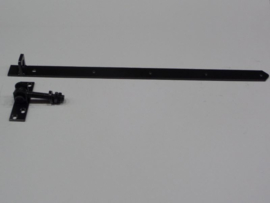 Opgeklampte deur XL enkel met raam links