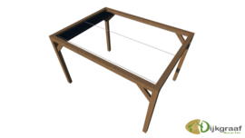 Bouwpakket Harmonicadoek met frame 440x330 cm