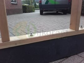 Betonband voor onder wanden